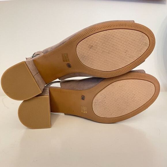 Chinese Laundry Peep Toe Mules Sz 10 - Picture 6 of 6